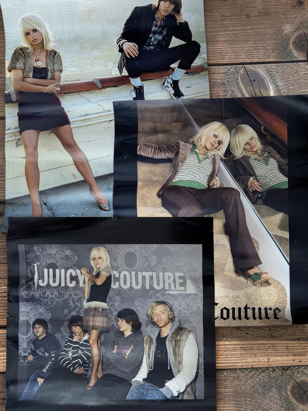 Full Size Large Juicy Couture Tara Manning  Ad Posters Vintage  Y2K 26"x 22.5"